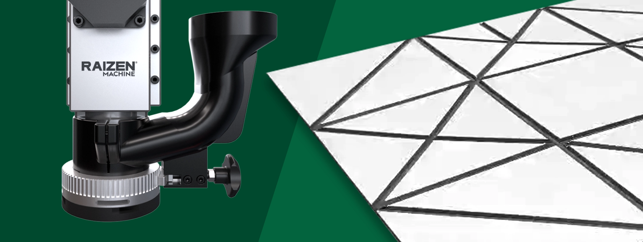 CABECOTE DE VINCO PARA ACM EM ROUTER CNC DA RAIZEN MACHINE